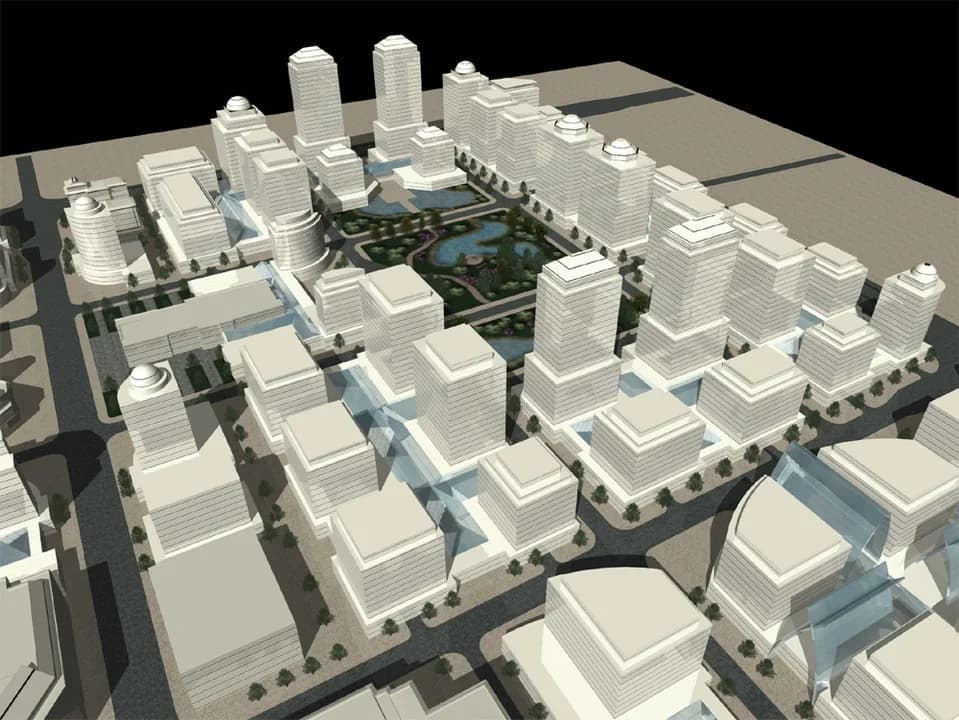 Urban master plan study model
